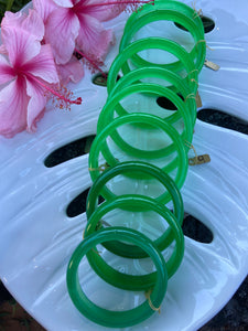 Green Apple Jade Bracelet