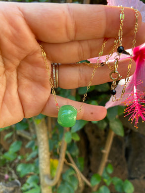 Green Apple Jade necklace