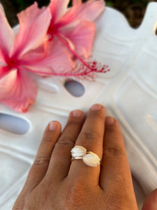 Mother of Pearl Pikake Bypass Ring