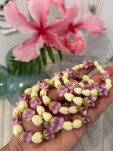 Load image into Gallery viewer, Crown Flower and Pikake Stretchy Bracelet