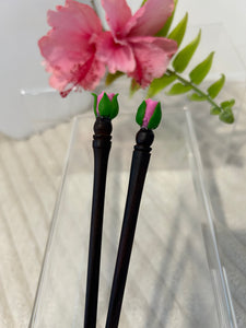 Flower Hair Picks