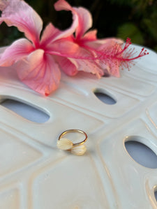 Mother of Pearl Pikake Bypass Ring