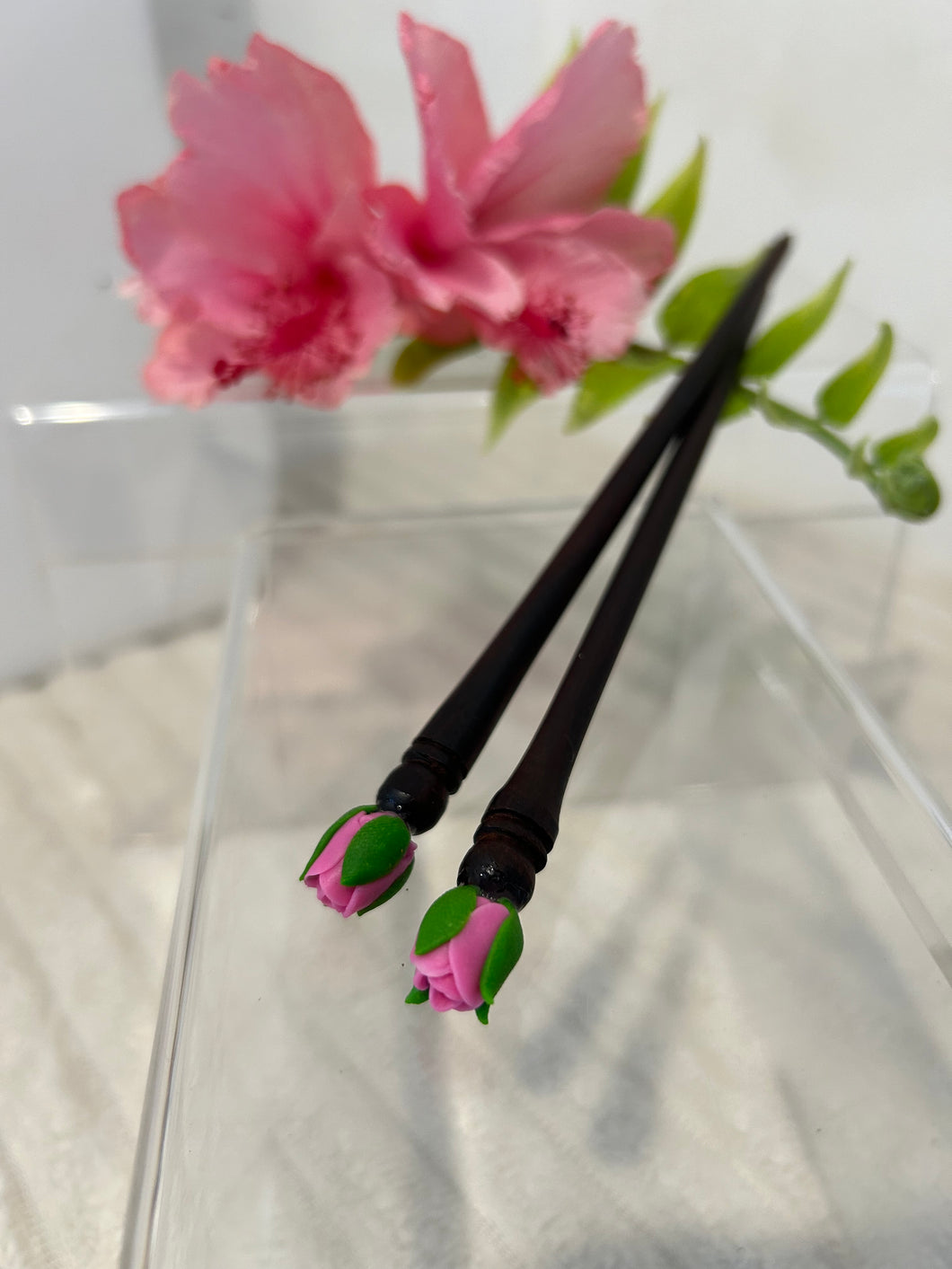 Flower Hair Picks