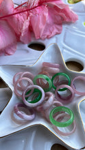 Load image into Gallery viewer, Pink Jade Rings