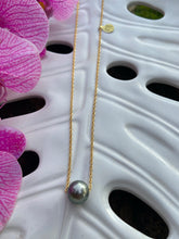 Load image into Gallery viewer, Tahitian pearl necklaces on double rope chain