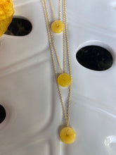 Load image into Gallery viewer, Dainty Yellow Jade Necklace