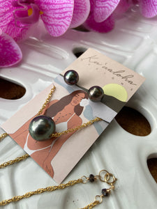 Tahitian pearl set