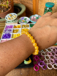 Yellow Jade bracelet