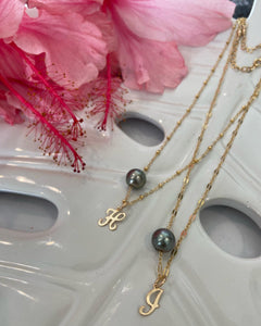 Marley Rose Tahitian Pearl Necklace