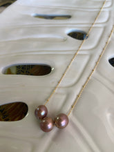 Load image into Gallery viewer, Fireball Edison pearl necklace