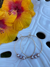 Load image into Gallery viewer, Edison pearl hoops