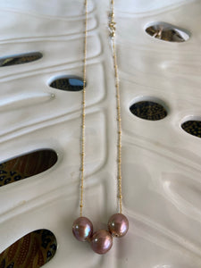 Fireball Edison pearl necklace