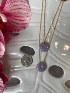 Lavender Jade necklace