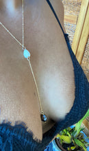 Load image into Gallery viewer, Pikake and Tahitian pearl lariat