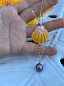 Sunrise Shell necklace