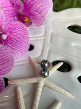 Load image into Gallery viewer, 10mm Tahitian pearl bypass ring