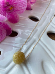22mm Vintage Jade necklace