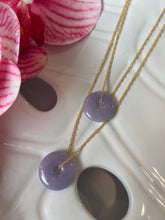 Load image into Gallery viewer, Lavender Jade necklace