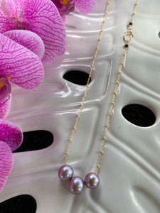 3 Edison pearl necklace