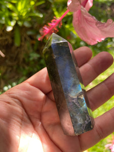 Labradorite Quartz Crystal