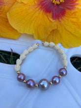 Load image into Gallery viewer, Vintage Pikake with Tahitian and Edison pearls