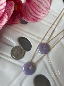 Lavender Jade necklace