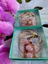 Load image into Gallery viewer, Pink Jade Bangles