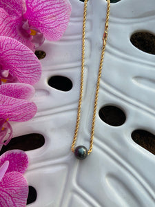 16” Luxe 12mm premium Tahitian Pearl