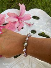 Load image into Gallery viewer, Tahitian and Edison pearl bracelet 8”